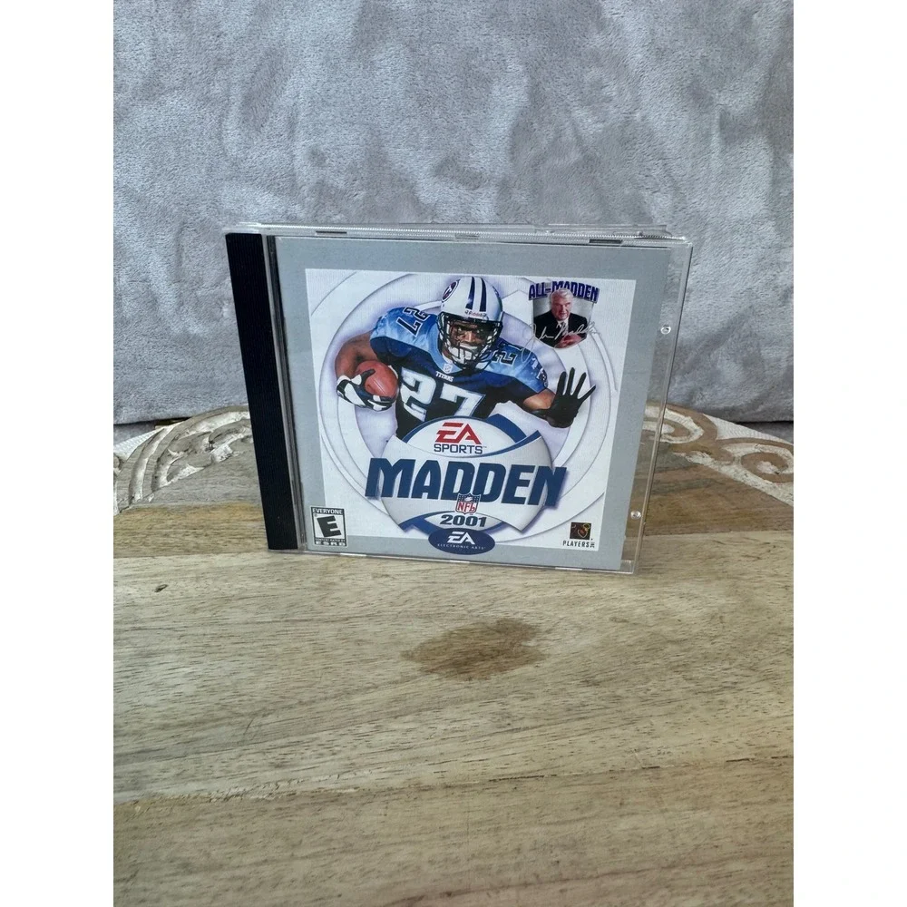 Madden NFL 2001 PC Game CD-ROM EA Sports Eddie‎ George John Madden Vintage 2000